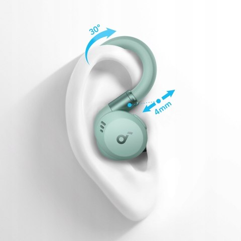 Soundcore Sport X20 Zielone Słuchawki Bezprzewodowe Anc Ip68 Sweatguard 48H
