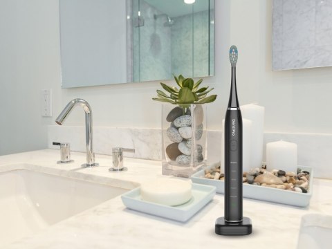 Szczoteczka Soniczna Dentipro 5 Trybów, 6 Końcówek, Etui 45 Dni Naładowania