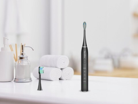 Szczoteczka Soniczna Dentipro 5 Trybów, 6 Końcówek, Etui 45 Dni Naładowania