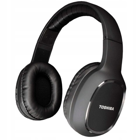 Toshiba Bt160h Słuchawki Bezprzewodowe Bluetooth Mikrofon 10H Dźwięk Czarne
