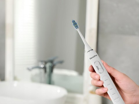 Dentipro Szczoteczka Soniczna 42K Ruchów 5 Trybów 8 Końcówek Ipx7 Indukcja
