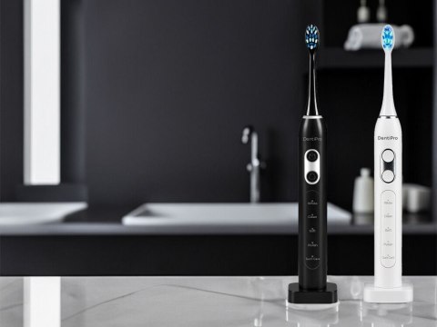 Dentipro Szczoteczka Soniczna 42K Ruchów 5 Trybów 8 Końcówek Ipx7 Indukcja