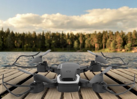 Dron Składany Z Kamerą Hd 0,3Mp, Stabilizacja, Dla Dzieci 14+ W Walizce