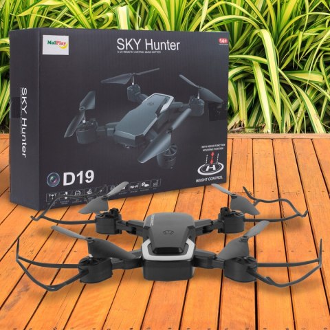 Dron Składany Z Kamerą Hd 0,3Mp, Stabilizacja, Dla Dzieci 14+ W Walizce