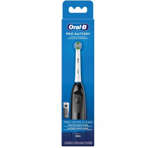 Elektryczna Szczoteczka Oral-B Na Baterie Aa Czarna Z Rotacyjnym Ruchem