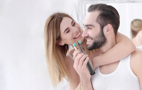 Fairywill Fw507 Soniczna Szczoteczka 5 Trybów 40K Wibracji Ipx7 2 Sztuki