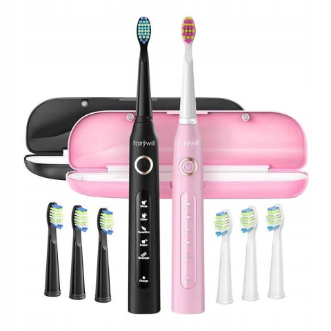 Fairywill Fw507 Szczoteczka Soniczna 40000 Wibracji 5 Trybów Ipx7 30 Dni