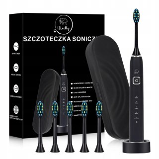 Heelly Soniczna Szczoteczka Magnetyczna 2024, 6 Głowic, Ipx7, 96 Tyś Drgań