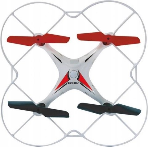 Jamara Dron Quadrocopter Q180 Biały 40Km/H 200M Zasięg Led Żyroskop 360°