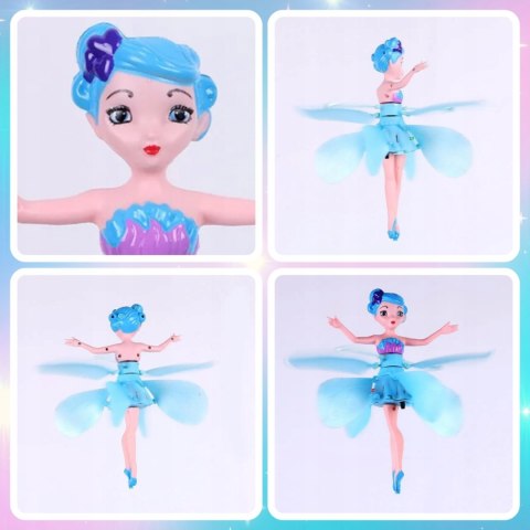 Lalka Elsa Latająca Wróżka Usb Z Czujnikiem Podczerwieni I Świetlnym Show