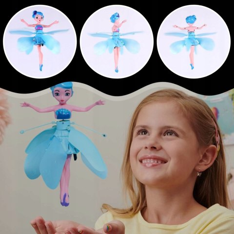Lalka Elsa Latająca Wróżka Usb Z Czujnikiem Podczerwieni I Świetlnym Show