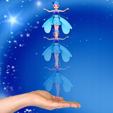Lalka Elsa Latająca Wróżka Usb Z Czujnikiem Podczerwieni I Świetlnym Show