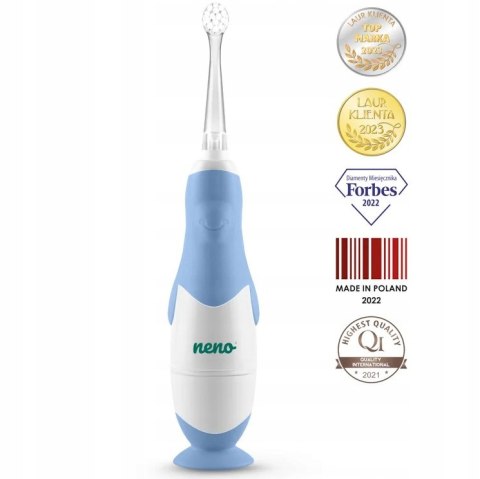Neno Denti Blue - Elektryczna Szczoteczka Dla Niemowląt 3-36M, Led, Ipx7