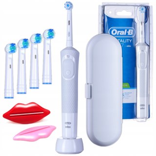 Oral-B Vitality 100 Crossaction Szczoteczka Elektryczna 4 Końcówki Zapasowe