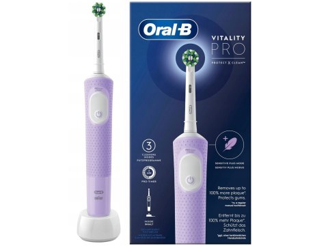 Oral-B Vitality Pro D103 Szczoteczka Elektryczna 3 Tryby Czyszczenia Fiolet