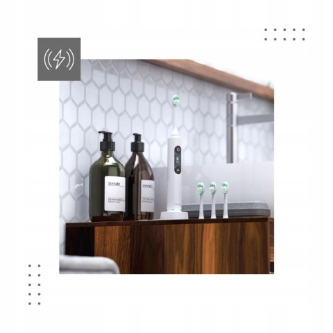 Soniczna Szczoteczka Crystal 30 Z Czujnikiem Nacisku 5 Trybami Czyszczenia
