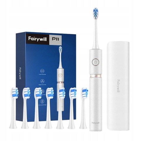 Soniczna Szczoteczka Do Zębów Fairywill P11 Z 8 Końcówkami I Etui Ipx7