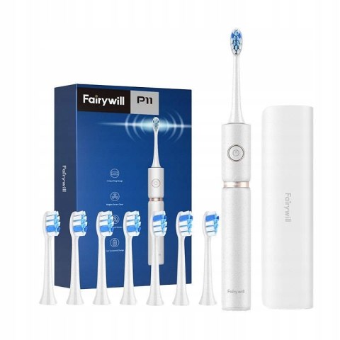 Soniczna Szczoteczka Do Zębów Fairywill P11 Z 8 Końcówkami I Etui Ipx7