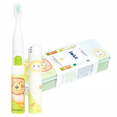 Szczoteczka Soniczna Dla Dzieci Vitammy Smile 3+ Lion Etui Miękkie Włókna