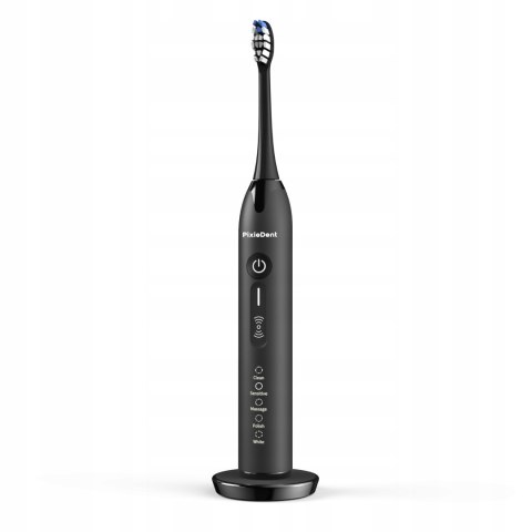 Szczoteczka Soniczna Pixiedent Onyx Black Z 5 Trybami I 4 Mocami Ipx8 Czerń