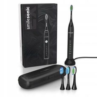 Szczoteczka Soniczna Smilesonic Ex Black 5 Trybów, 60 Dni Bez Ładowania