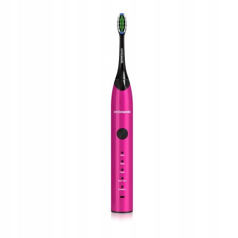 Szczoteczka Soniczna Smilesonic Ex Pink 5 Trybów 4 Nasadki 60 Dni Baterii