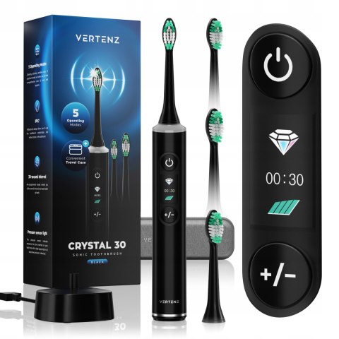 Szczoteczka Soniczna Vertenz Crystal 30 Lcd 5 Trybów 38 Dni Bez Ładowania