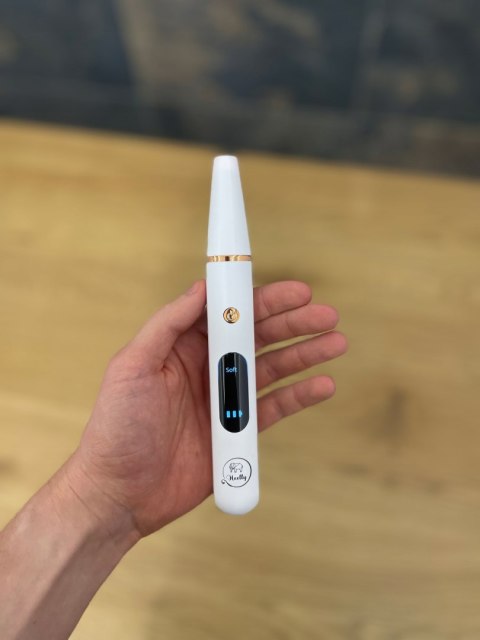 Ultradźwiękowy Skaler Do Zębów Heelly Z 3 Trybami I Led, Biały