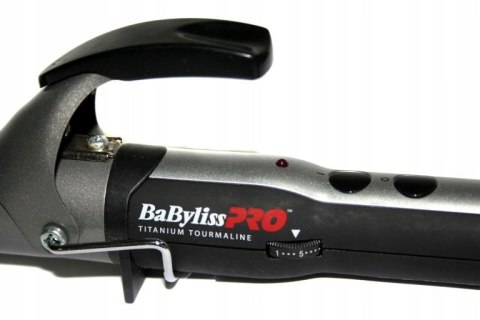 Babyliss Pro Lokówka Tytan-Turmalinowa 25Mm Jonizacja Klips Stojak 30 Temp