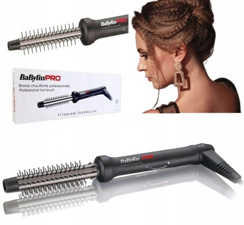 Babyliss Pro Szczotko-Lokówka 18Mm, Tytan-Turmalin, Szybkie Nagrzewanie