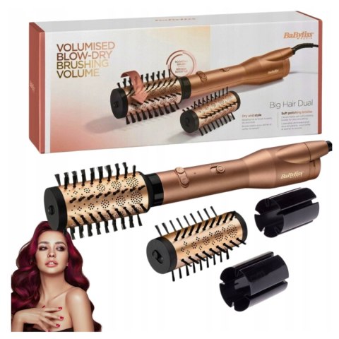 Babyliss Suszarko-Lokówka 650W Obrotowa 40/50Mm Jonizacja Big Hair Dual