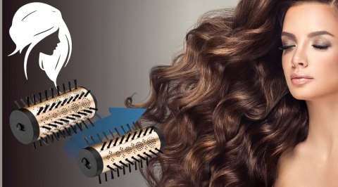 Babyliss Suszarko-Lokówka 650W Obrotowa 40/50Mm Jonizacja Big Hair Dual
