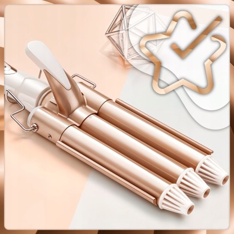 Falownica Kemei Km-1010 Ceramiczna 2-Stopniowa Jonizacja 30Sek. Nagrzewanie