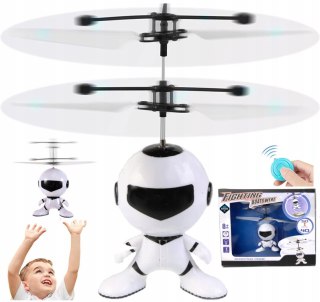 Latający Robot Kosmita Led Usb Sterowany Ręką Zabawka Dla Dzieci 8+ Ce