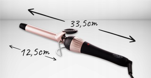 Lokówka Ceramiczna 19Mm 160W Z Regulacją Temperatury I Obrotowym Kablem