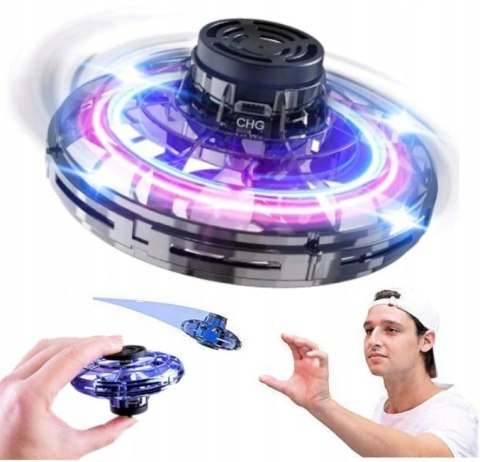 Mini Dron Led Ufo Kula Z Podczerwienią I Sterowaniem Ręką, Akumulator Usb