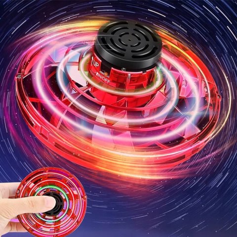 Mini Dron Led Ufo Kula Z Podczerwienią I Sterowaniem Ręką, Akumulator Usb