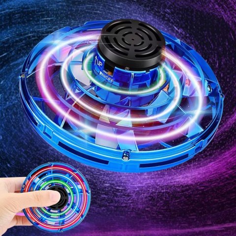 Mini Dron Led Ufo Kula Z Podczerwienią I Sterowaniem Ręką, Akumulator Usb