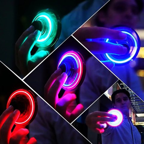 Mini Dron Led Ufo Kula Z Podczerwienią I Sterowaniem Ręką, Akumulator Usb