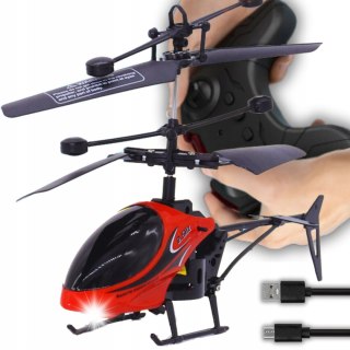 Zdalnie Sterowany Helikopter Rc Z Led I Żyroskopem, Długi Czas Lotu 75 Min