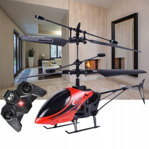 Zdalnie Sterowany Helikopter Rc Z Led I Żyroskopem, Długi Czas Lotu 75 Min