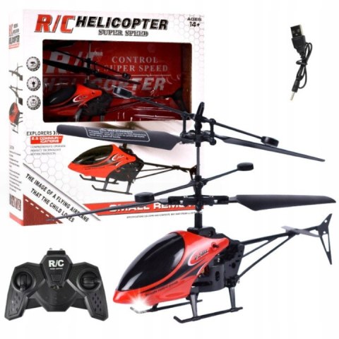 Zdalnie Sterowany Helikopter Rc Z Led I Żyroskopem, Długi Czas Lotu 75 Min