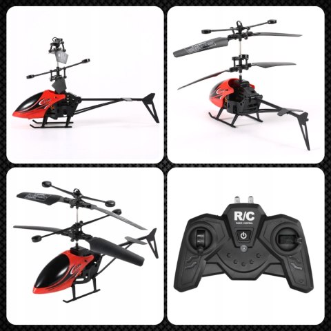 Zdalnie Sterowany Helikopter Rc Z Żyroskopem Led Dla Dzieci Początkujących