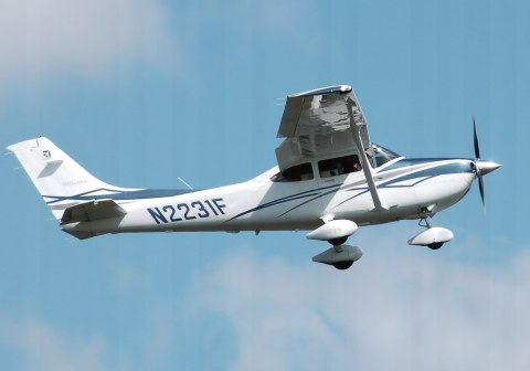 Zdalnie Sterowany Samolot Fx801 Rc Cessna 182 Motoszybowiec 120M Zasięgu