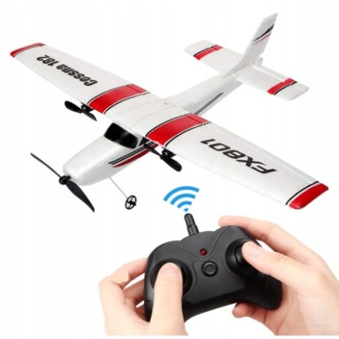 Zdalnie Sterowany Samolot Fx801 Rc Cessna 182 Motoszybowiec 120M Zasięgu