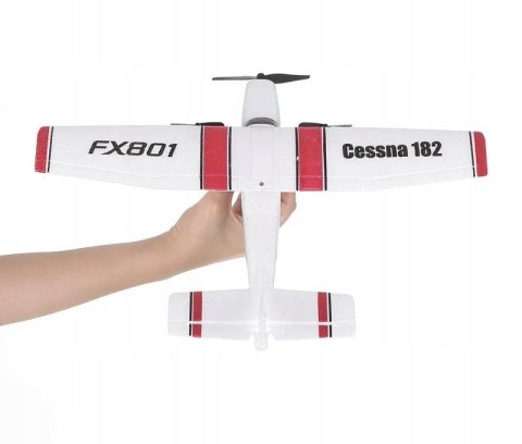 Zdalnie Sterowany Samolot Fx801 Rc Cessna 182 Motoszybowiec 120M Zasięgu