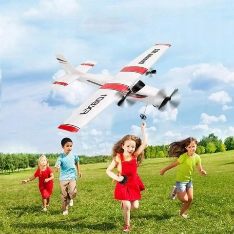 Zdalnie Sterowany Samolot Fx801 Rc Cessna 182 Motoszybowiec 120M Zasięgu