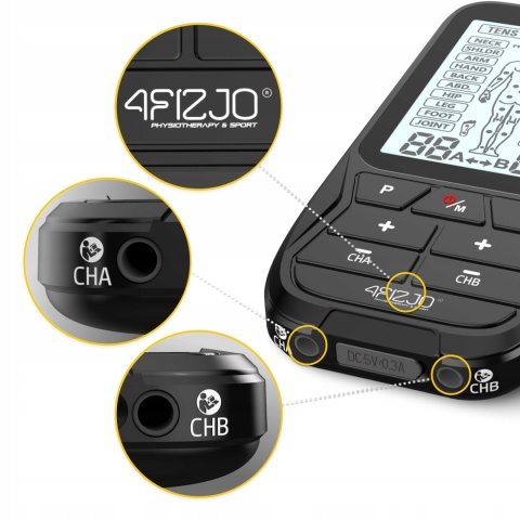 Elektrostymulator 3w1 TENS EMS Combo LITE 4FIZJO - Rehabilitacja i Relaks