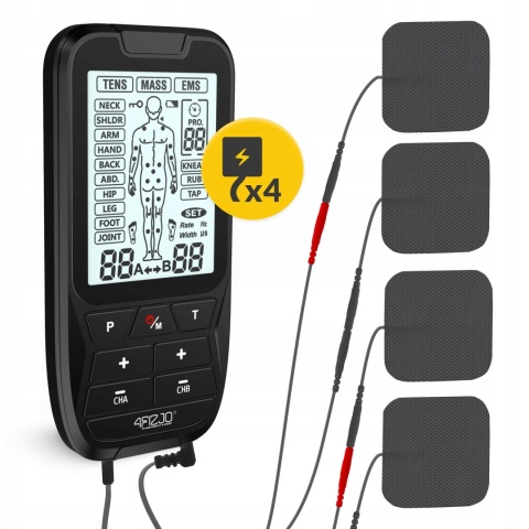 Elektrostymulator 3w1 TENS EMS Combo LITE 4FIZJO - Rehabilitacja i Relaks
