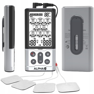 Elektrostymulator Mięśni i Nerwów TENS EMS Alpha R-C101G, 60 Programów
